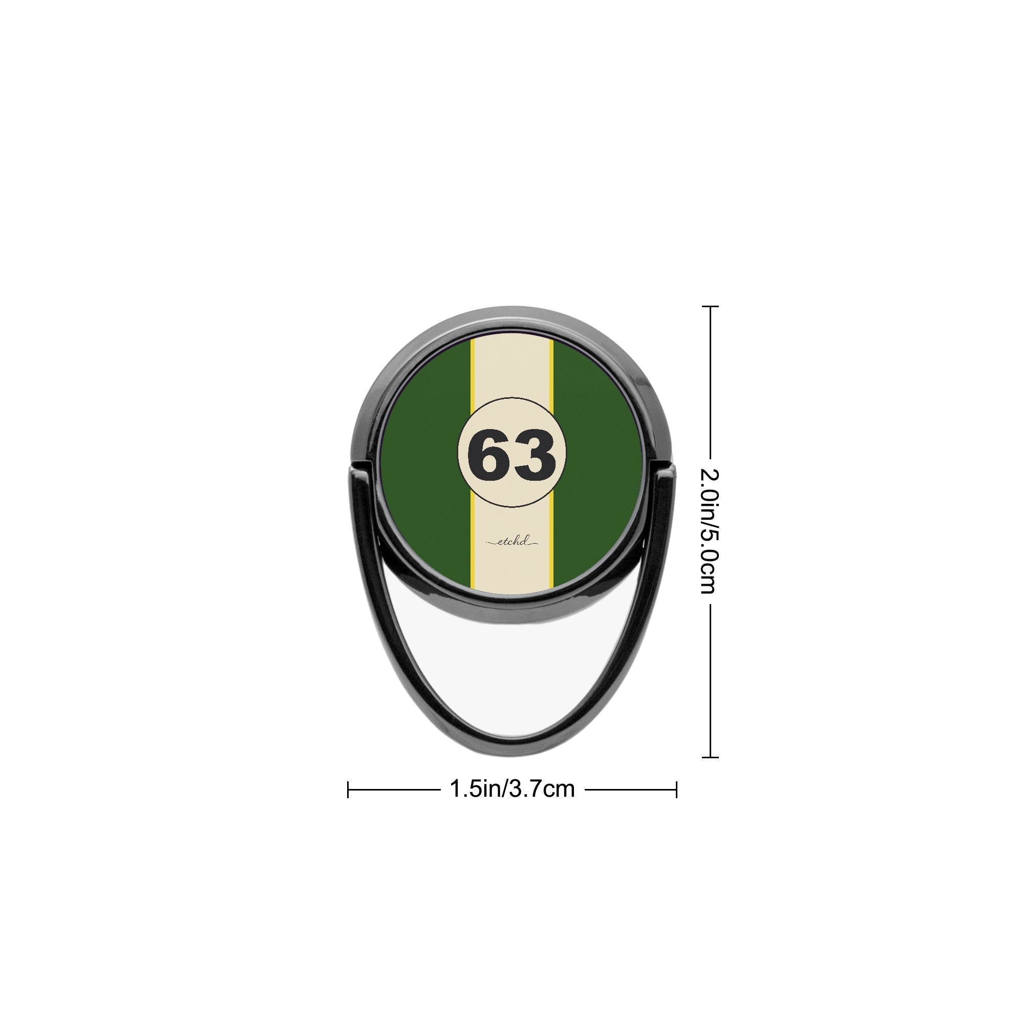 Heritage 63 Phone Ring Holder by etchd, view 3