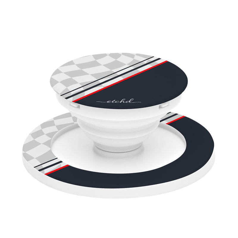 Checkered Flag Phone Grip And Stand-zoom-