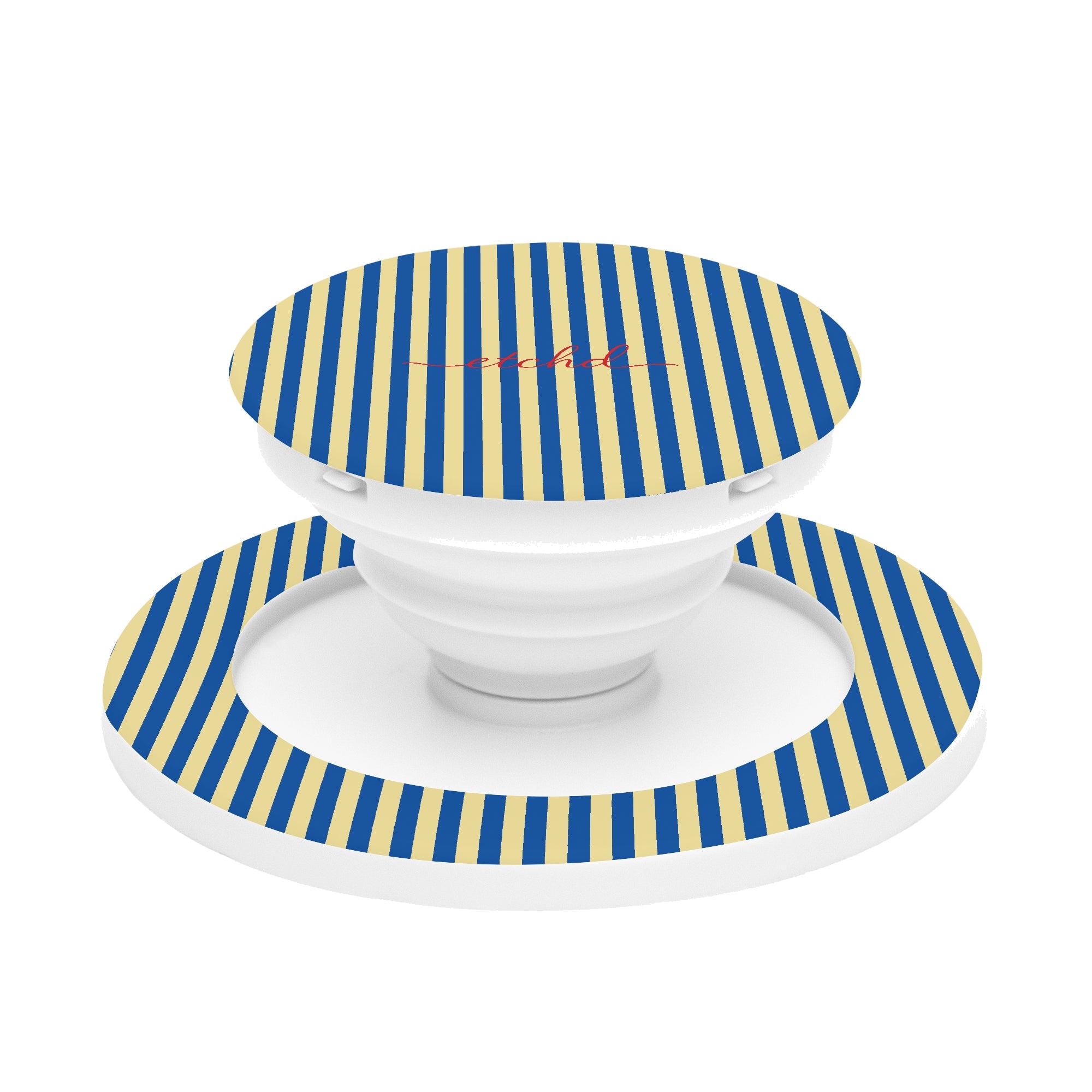Cobalt And Butter Phone Grip And Stand by etchd