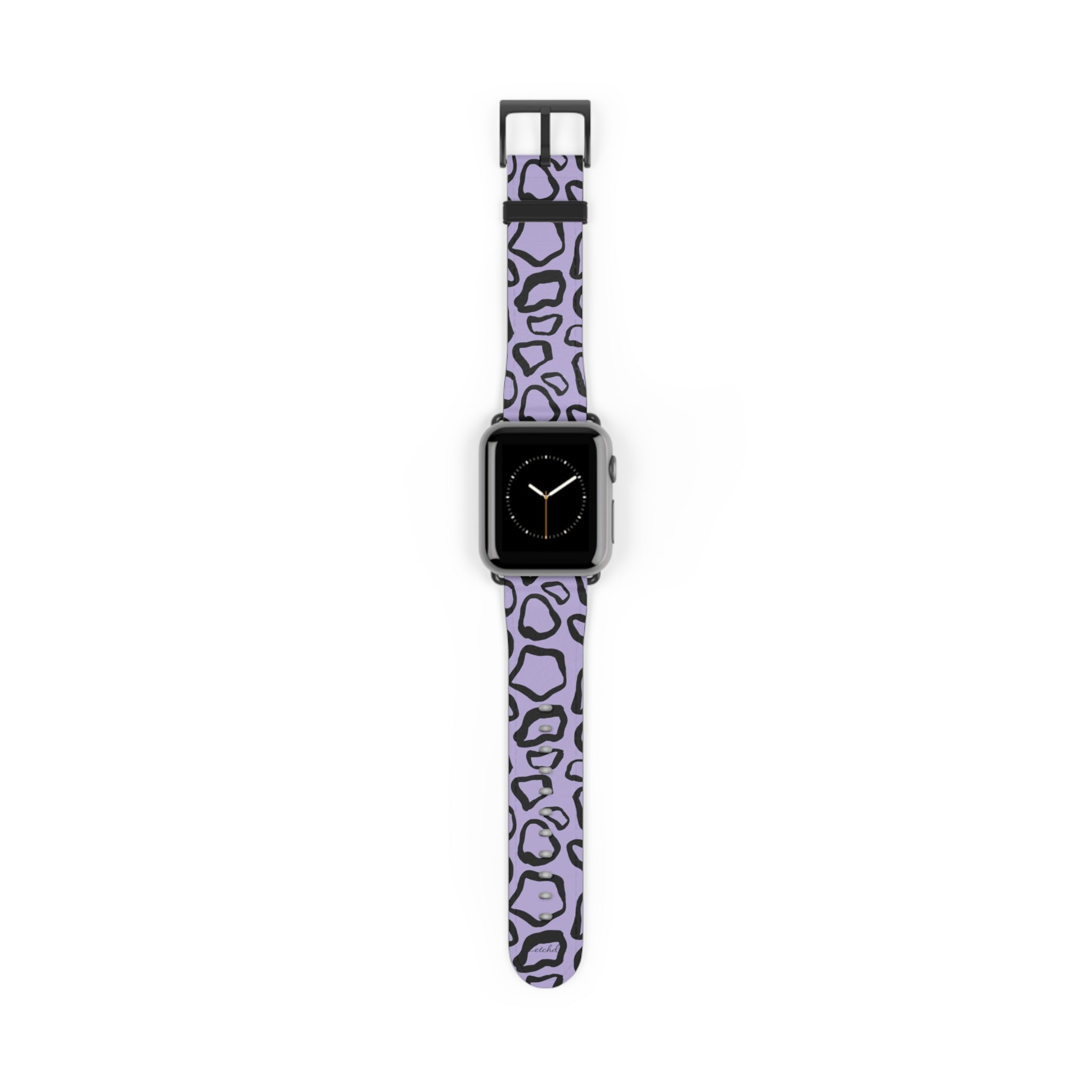 Abstract Print Lavender Smartwatch Strap by etchd
