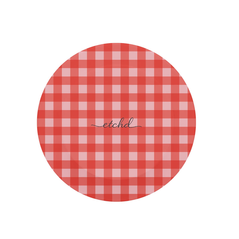 Blush & Poppy Gingham Anello e supporto per telefono-zoom-