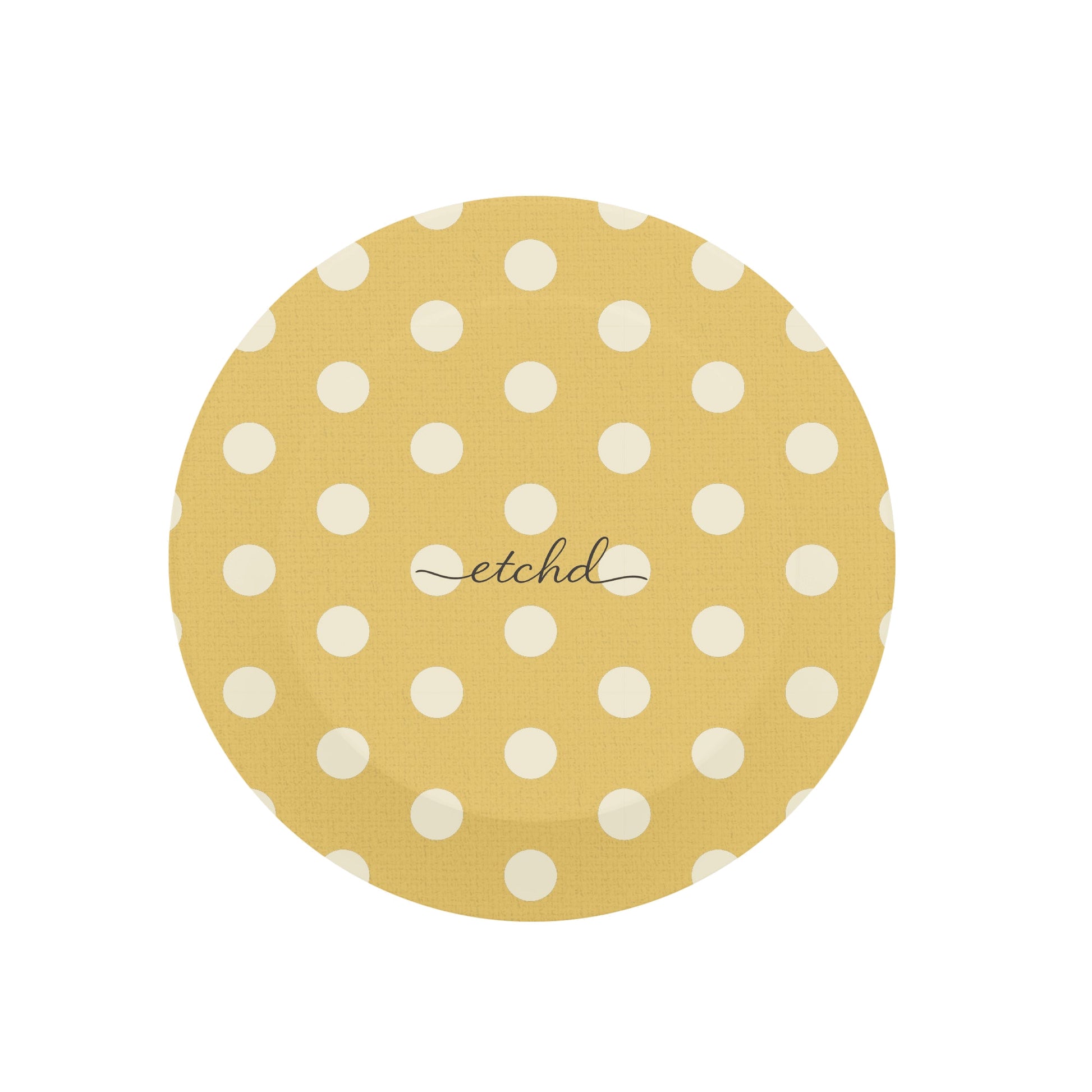 Cream & Butter Polka Dot Phone Grip And Stand by etchd, view 3