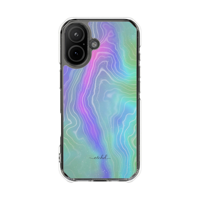 Opal Clear Magnetic Phone Case by etchd, view 13
