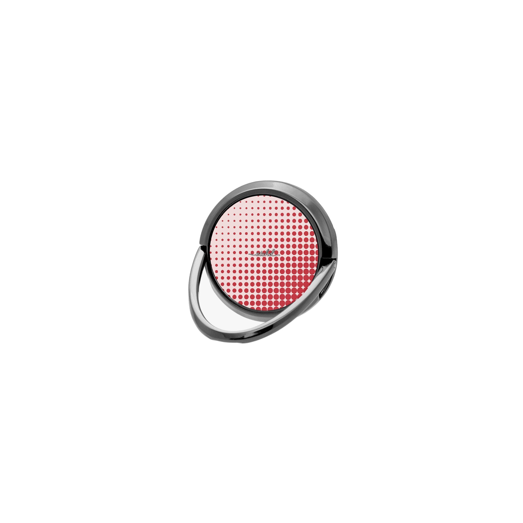 Cherry Halftone Phone Ring Holder by etchd