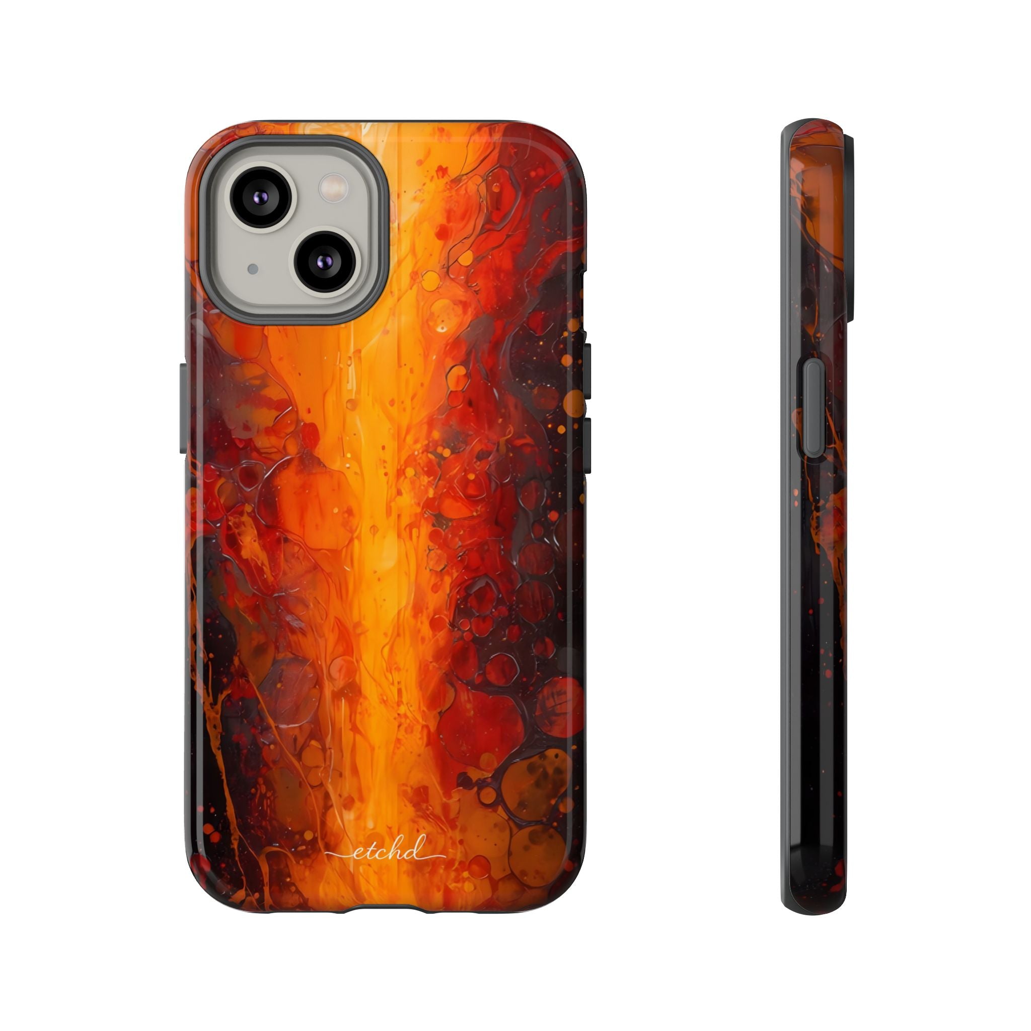 Molten Core Phone Case by etchd, view 2