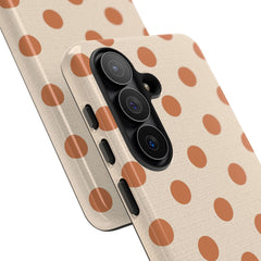 Terracotta Polka Dot Phone Case by etchd, view 209