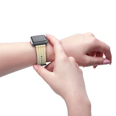 Butter & White Gingham Smartwatch Strap by etchd, view 11