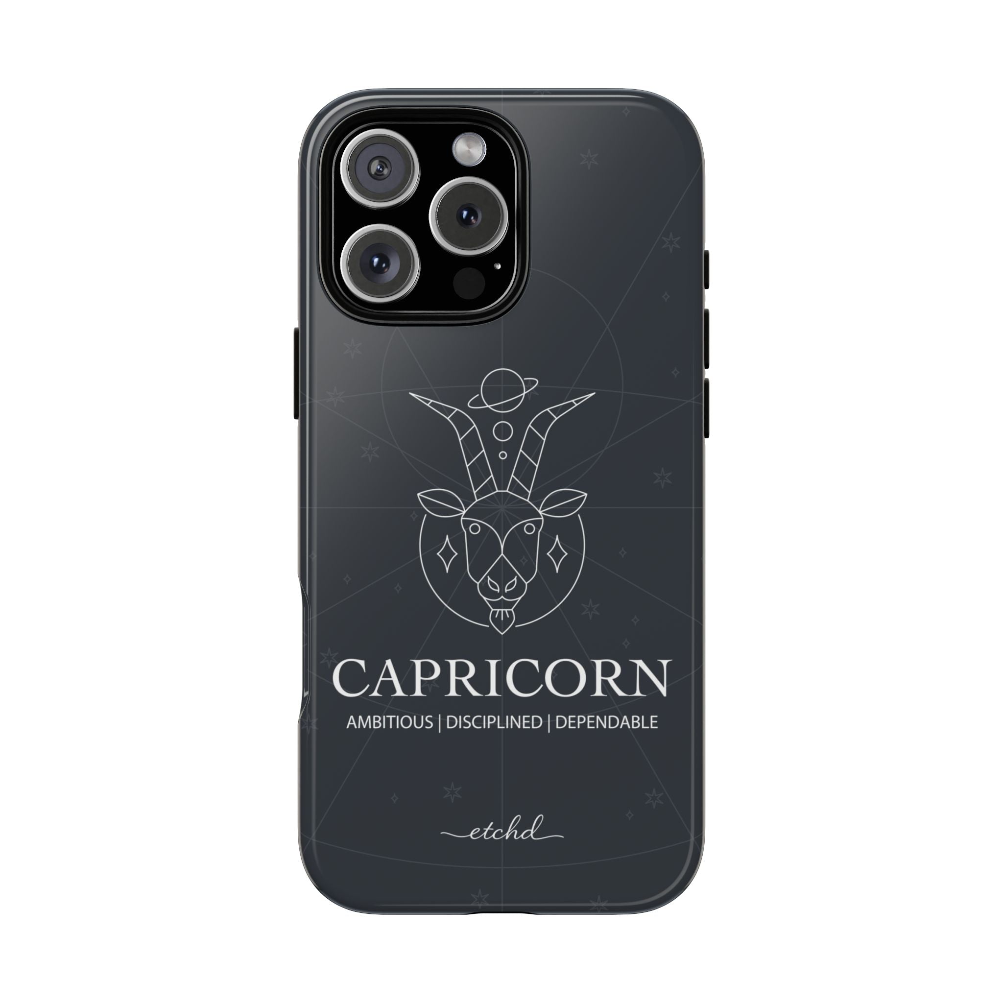 Capricorn Phone Case by etchd