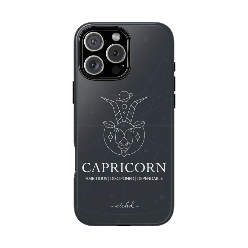 Capricorn Phone Case by etchd