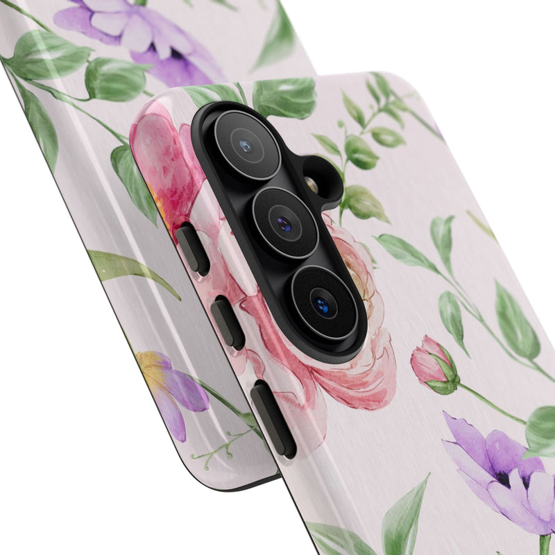 Peony Bloom Phone Case by etchd, view 143