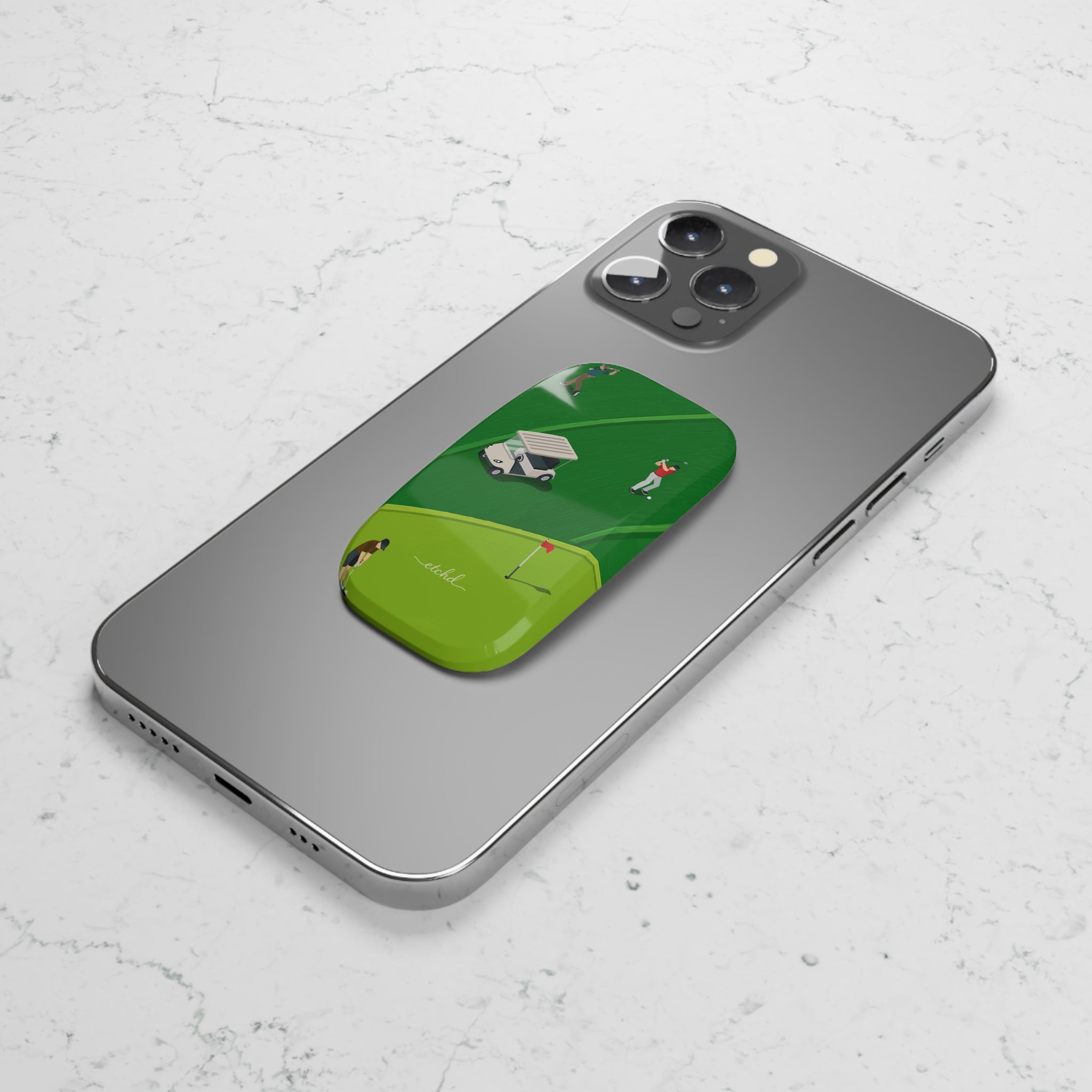Golfers Click-On Phone Grip by etchd, view 4