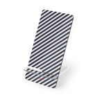 Plum & Blue Striped Diagonal Soporte para móvil