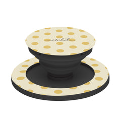 Butter Polka Dot Phone Grip And Stand by etchd, view 6