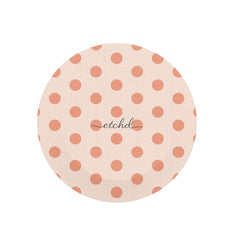 Coral Polka Dot Phone Grip And Stand by etchd, view 3