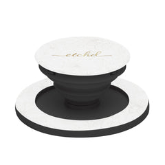 Etchd Signature White Phone Grip And Stand by etchd, view 6