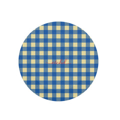 Butter & Cobalt Gingham Phone Grip And Stand by etchd, view 2