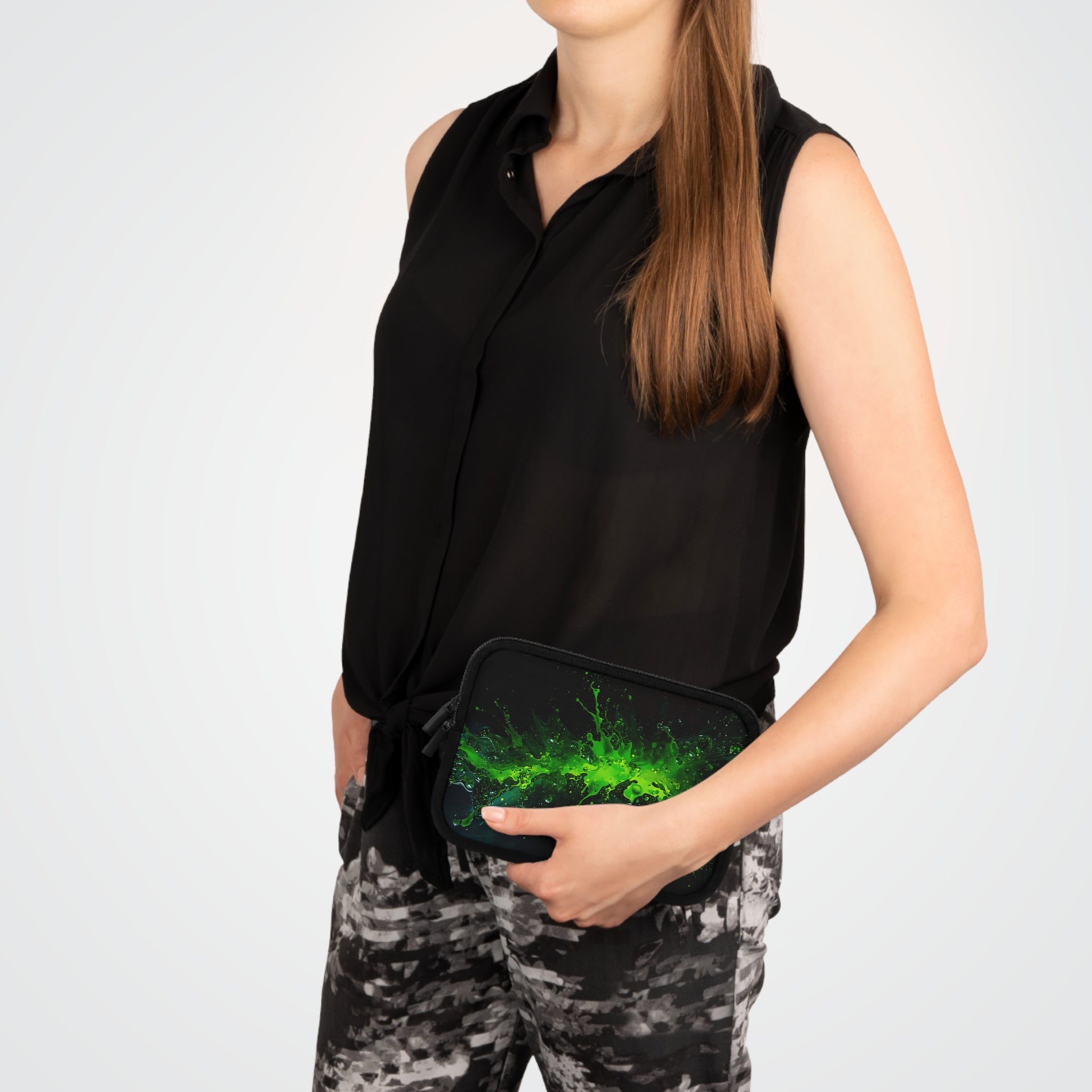 Toxic Bloom Laptop Sleeve by etchd, view 15
