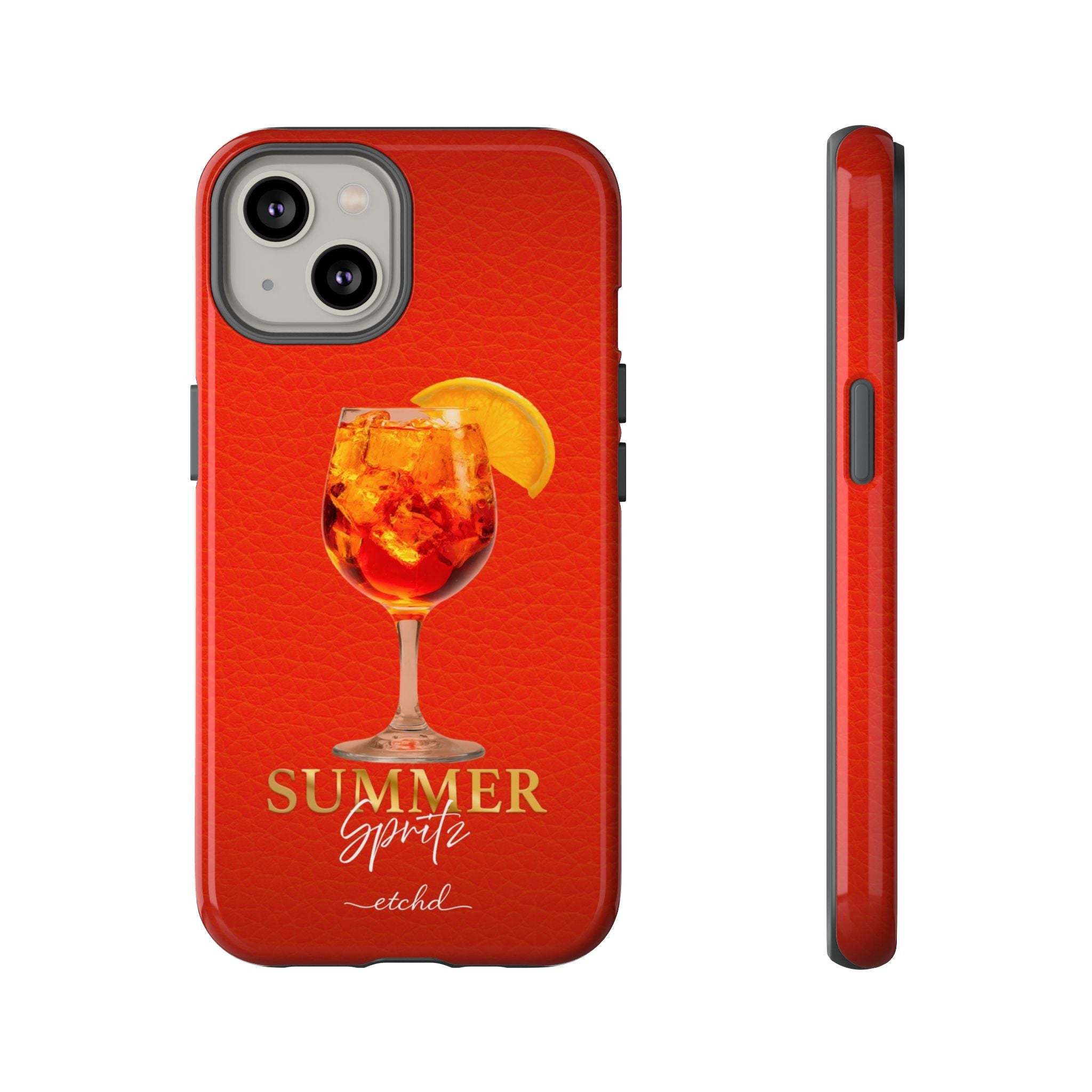 Summer Spritz v2 Phone Case by etchd, view 2