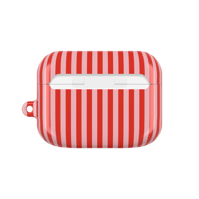 Poppy & Blush Striped AirPod Case by etchd, view 7