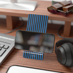 Espresso And Cerulean Phone Stand by etchd, view 4