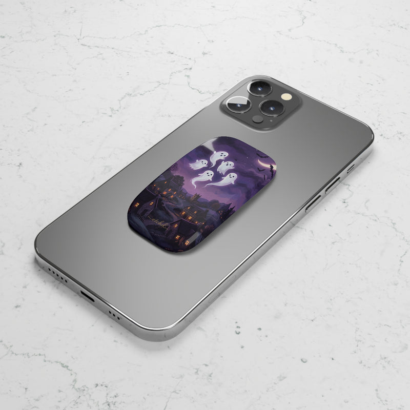 Ghost Parade Click-On Phone Grip by etchd, view 5