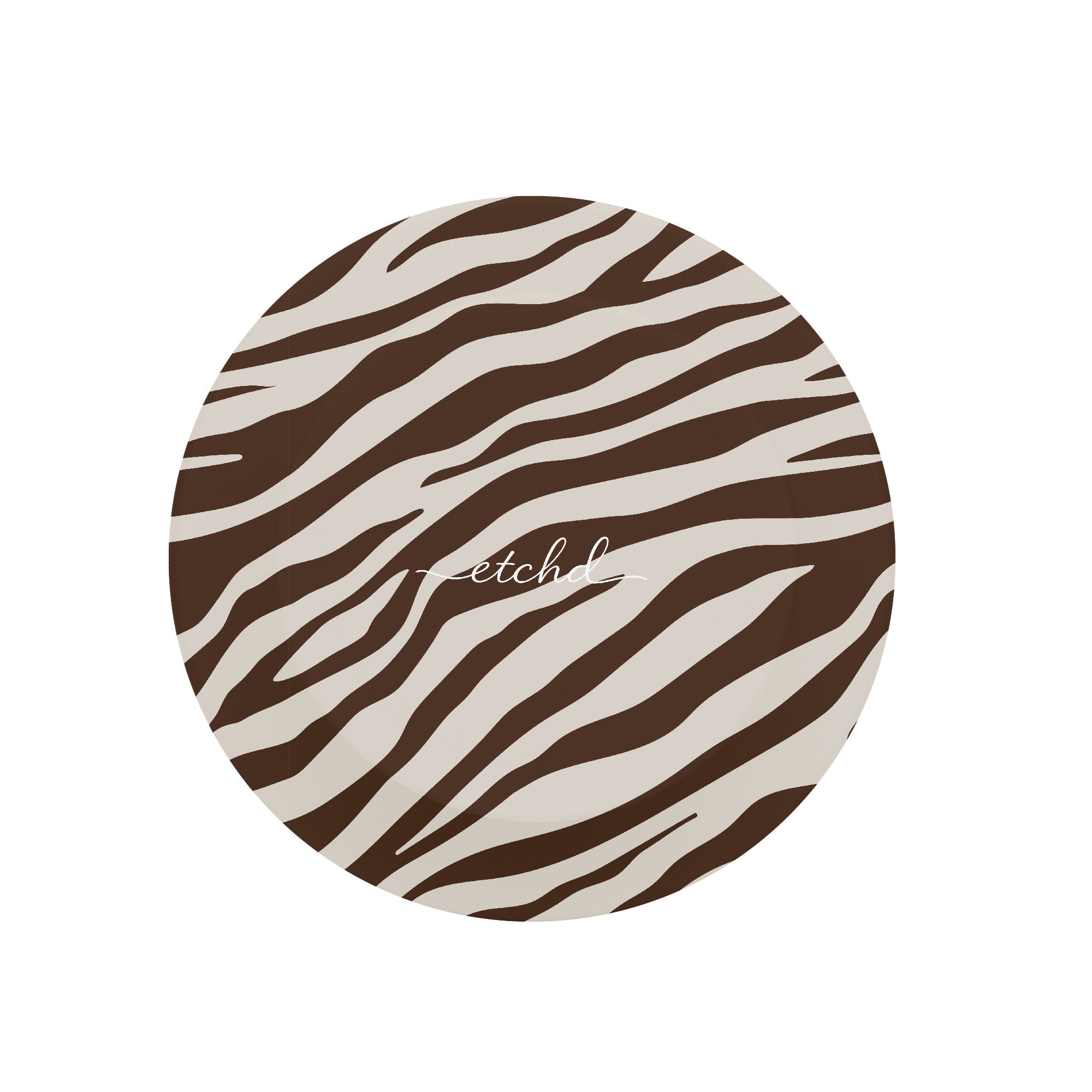 Brown Zebra Phone Grip And Stand by etchd, view 2
