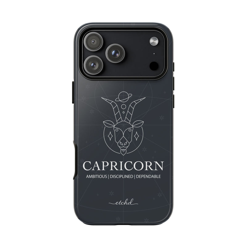 Capricorn Phone Case by etchd, view 59