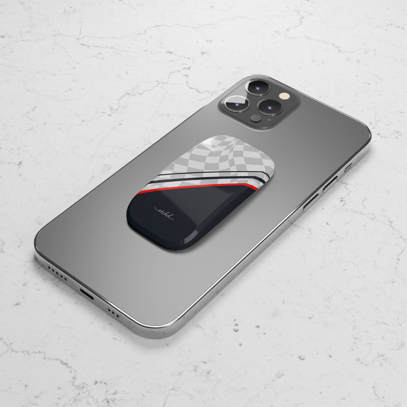 Checkered Flag Click-On Phone Grip-zoom-