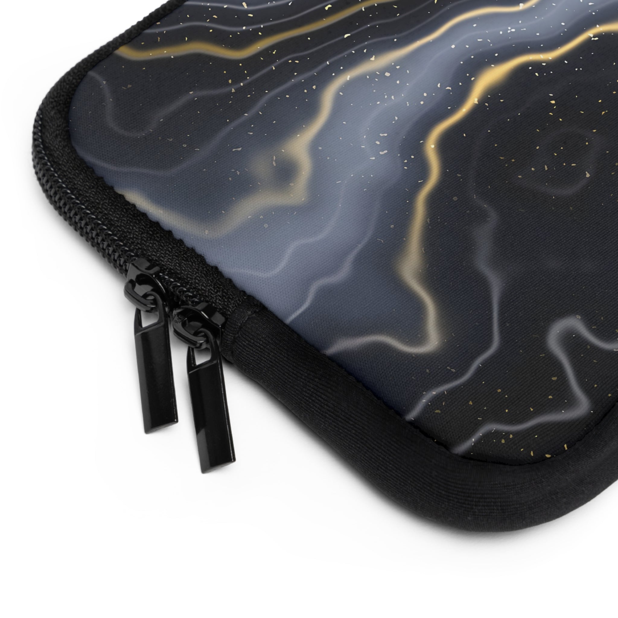 Obsidian Gold Laptop Sleeve by etchd, view 12