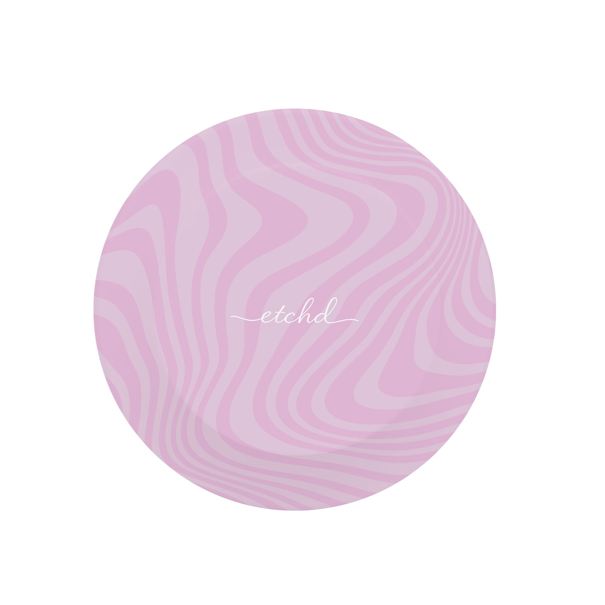Pink Curved Lines Phone Grip And Stand by etchd, view 2