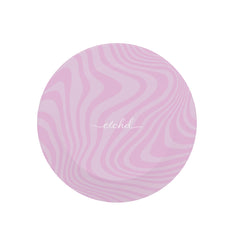 Pink Curved Lines Phone Grip And Stand by etchd, view 2