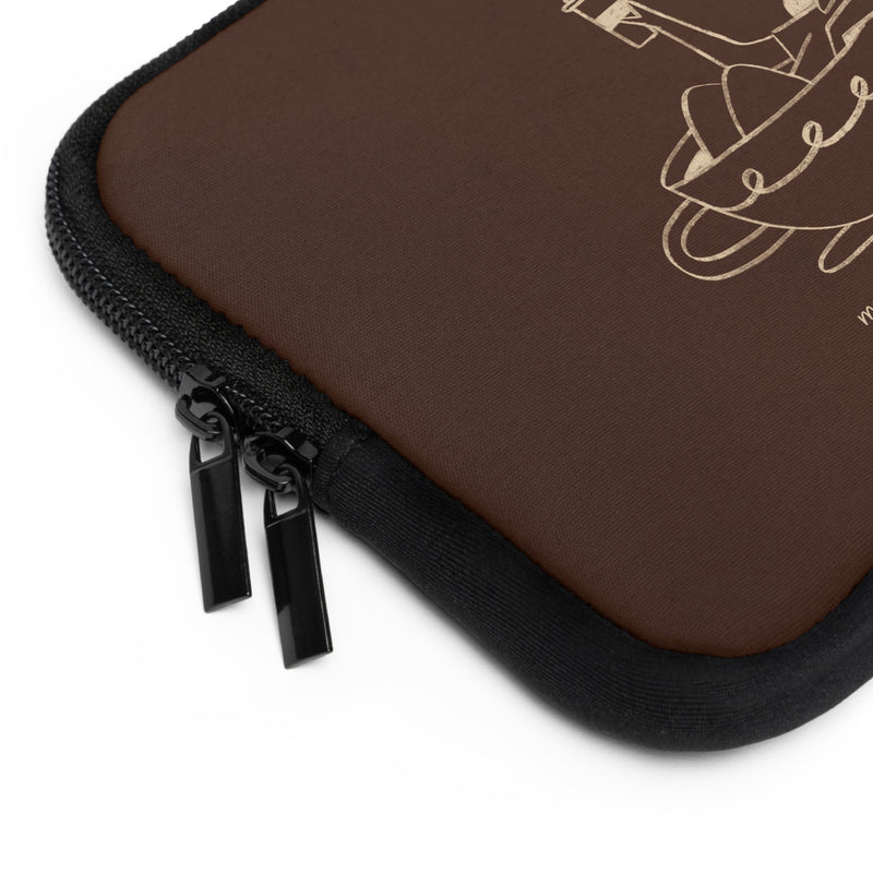 Ladies Espresso Laptop Sleeve-zoom-