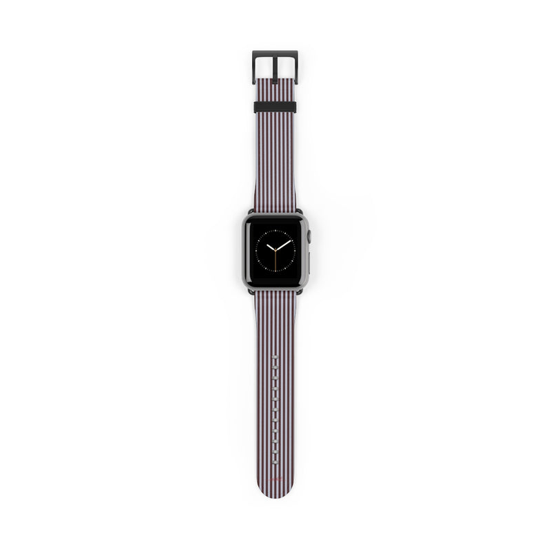 Blue & Cherry Striped Correa para smartwatch de etchd