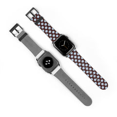Cherry & Blue Polka Dot Smartwatch Strap by etchd, view 10