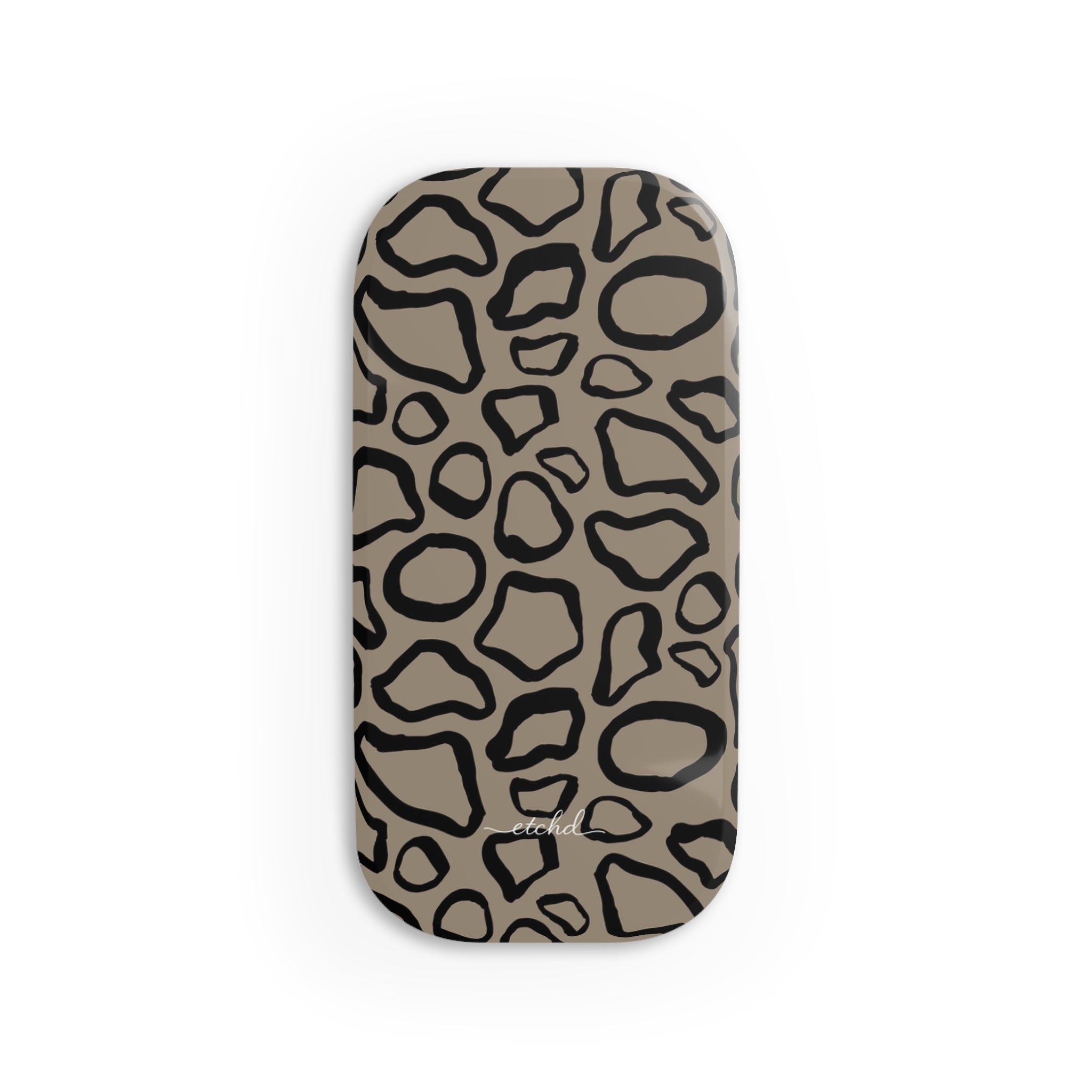 Abstract Print Click-On Phone Grip – designer phone grip by etchd