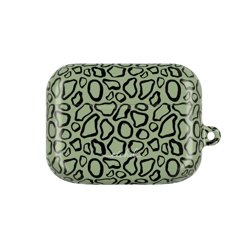 Abstract Print Sage AirPod Case by etchd