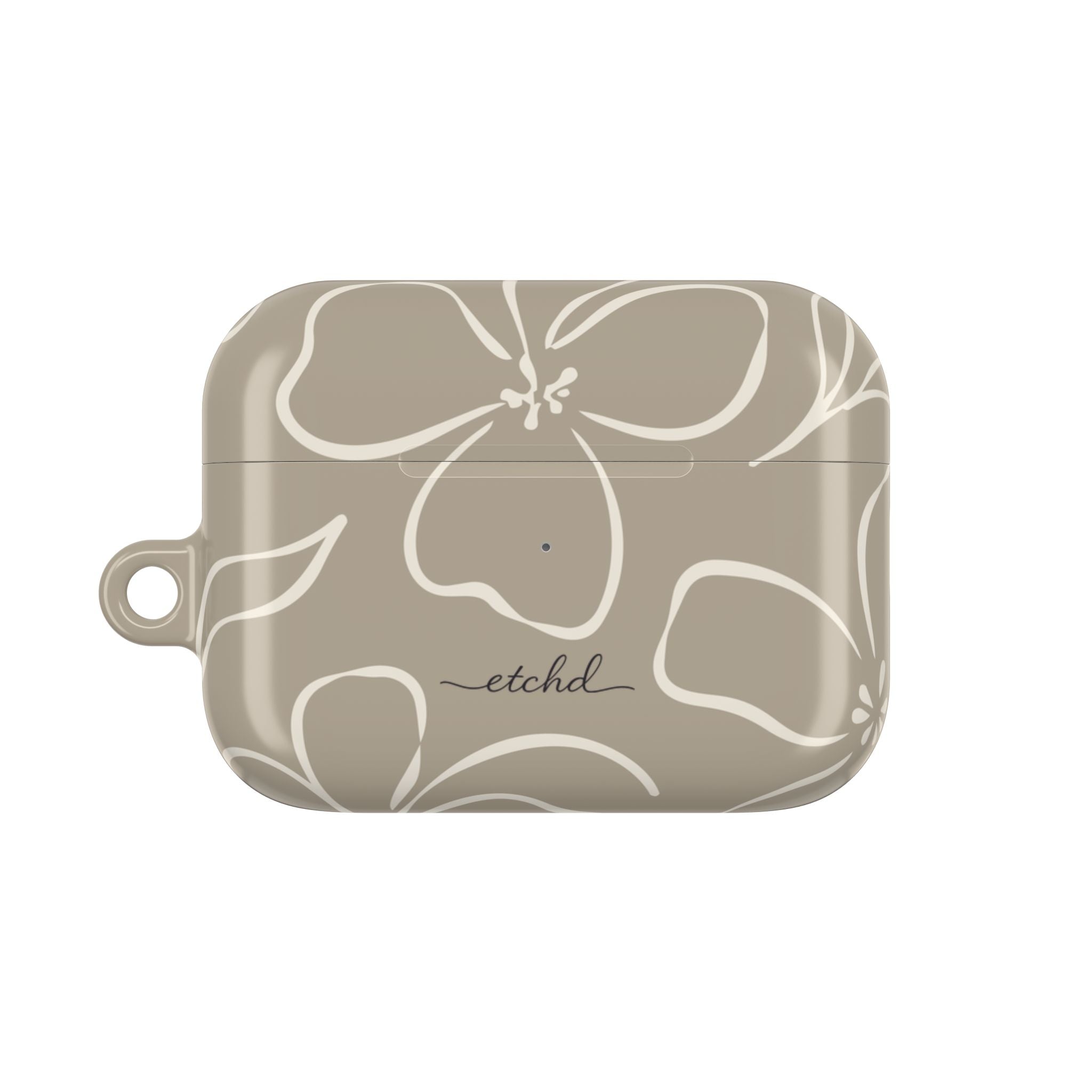 Neutral Floral AirPod Case by etchd, view 2
