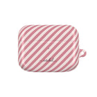 Blush & Cream Striped Diagonal Custodia per AirPods