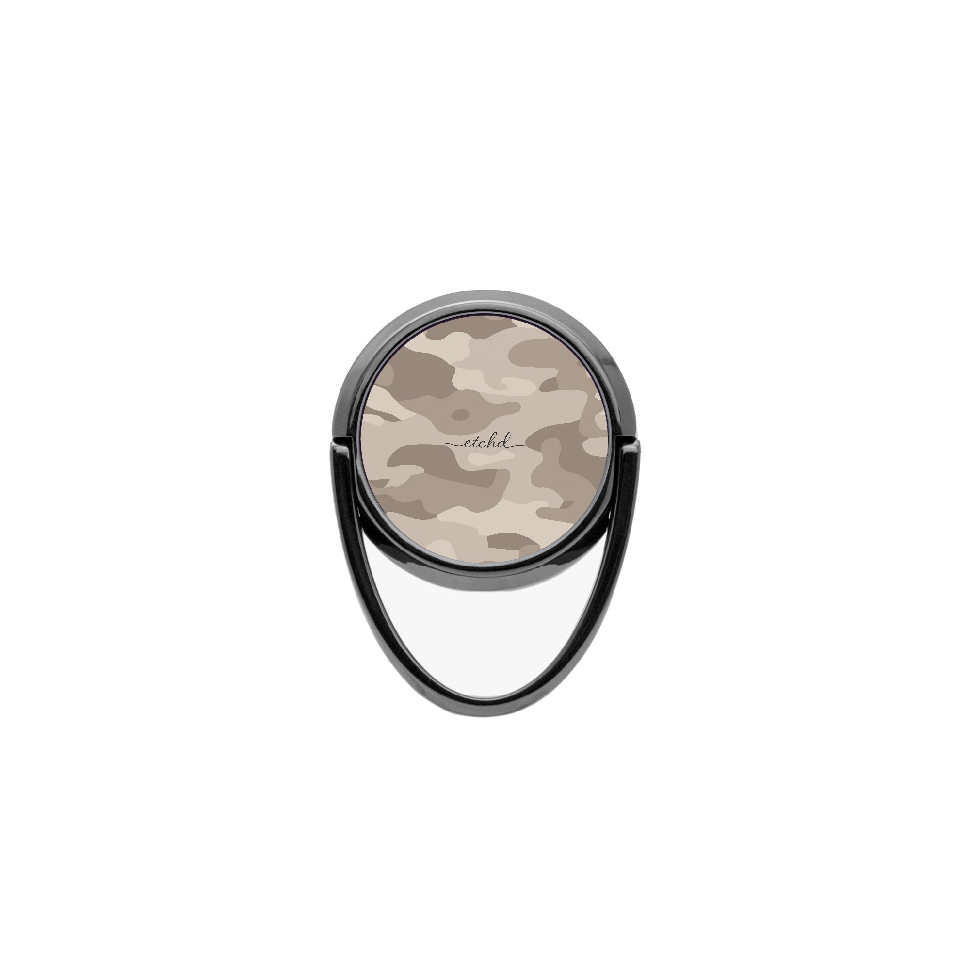 Beige Camo Phone Ring Holder by etchd, view 4