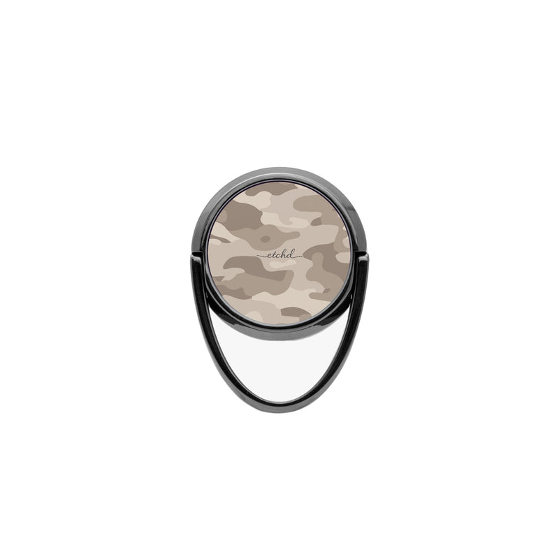 Beige Camo Phone Ring Holder-zoom-