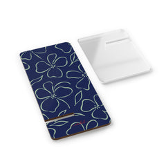 Navy & Sage Floral Phone Stand by etchd, view 2