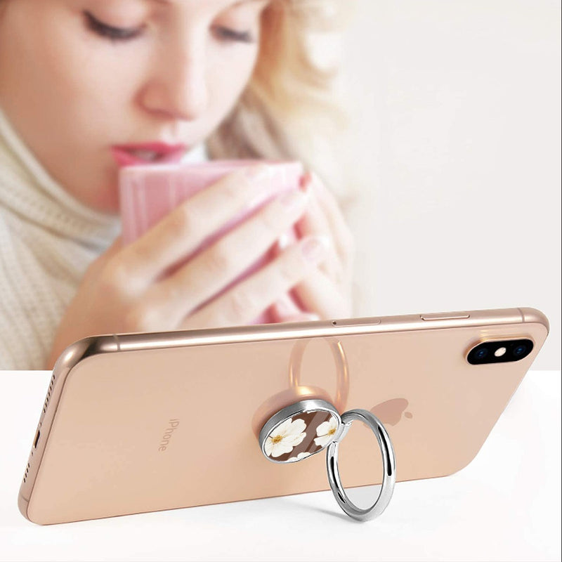 Mocha Blossom Flache Ring Handyhalterung-zoom-
