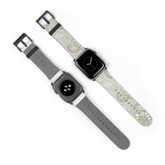 Beige Paisley Smartwatch Strap by etchd, view 10