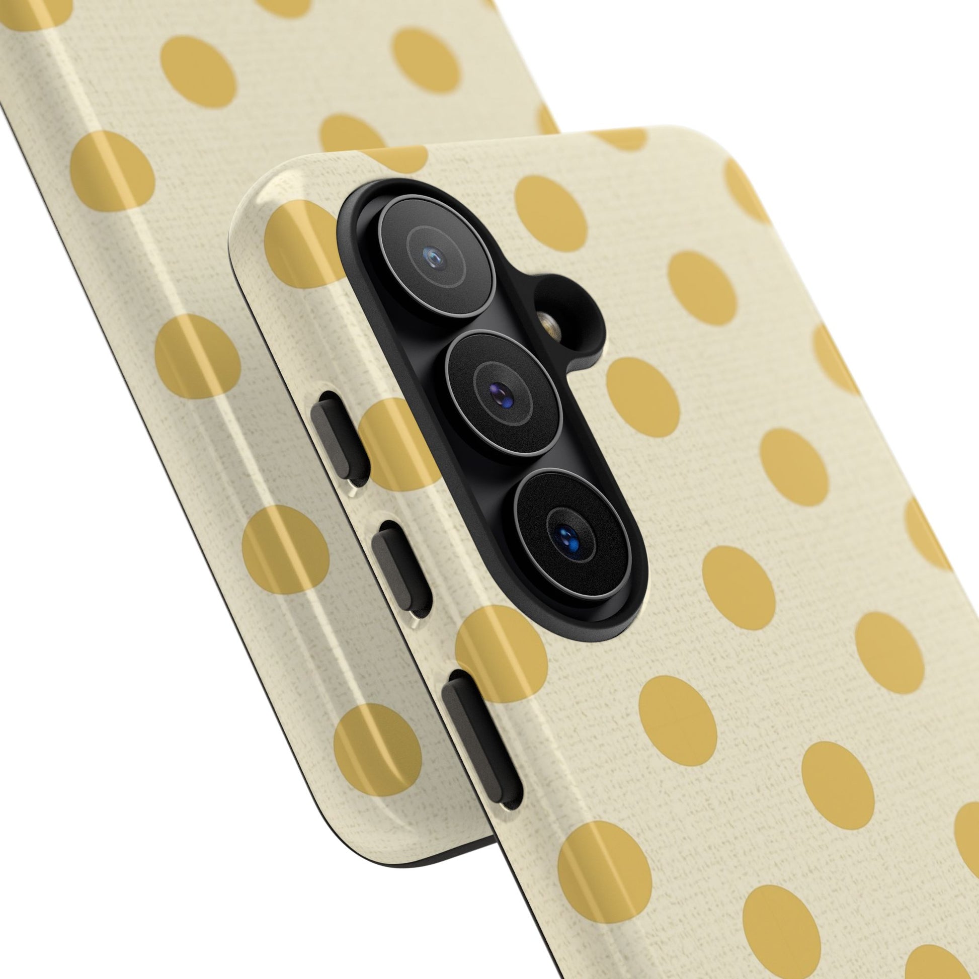 Butter & Cream Polka Dot Phone Case by etchd, view 209