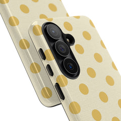 Butter & Cream Polka Dot Phone Case by etchd, view 209