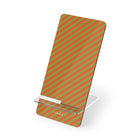 Persimmon & Wasabi Striped Diagonal Phone Stand
