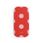 Blush & Poppy Polka Dot Click-On Phone Grip