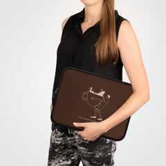 Gentlemen Espresso Laptop Sleeve by etchd, view 6