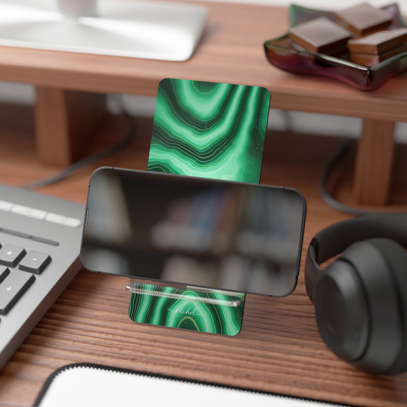 Emerald Phone Stand by etchd, view 4