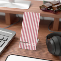 Blush & Cream Striped Phone Stand by etchd, view 3